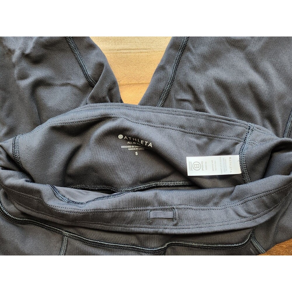 Athleta Women's Small Leggings Black Bundle Lot 2 Pcs - Picture 7 of 13